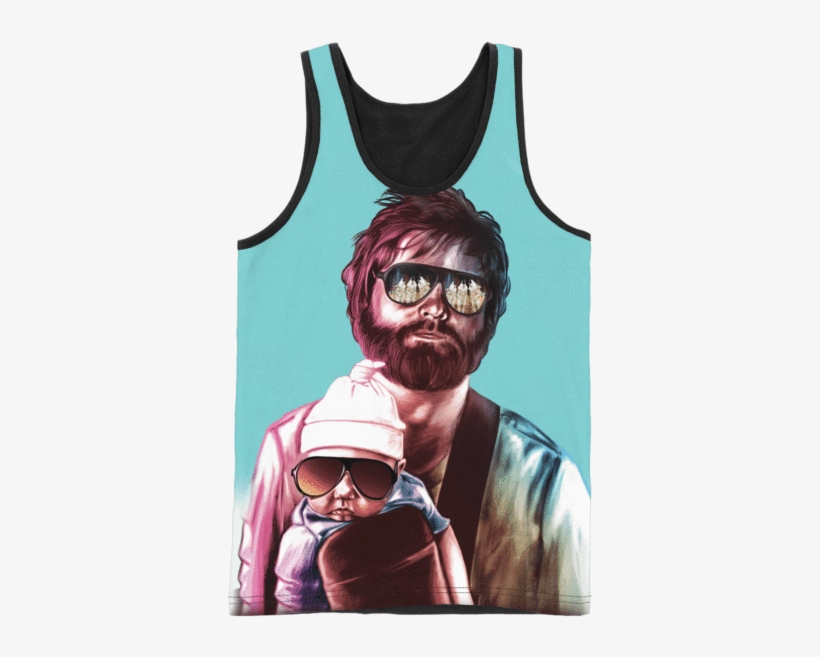 Hangover - Wolf Pack - Alan - Carlos - Golden Labrador Face - Unisex Tank / Sublimation /, transparent png download