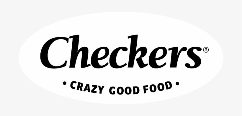Checkers Ovallogo White - Logo, transparent png download