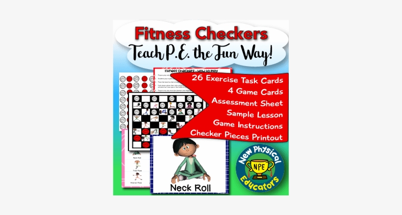 Fitness Checkers - Physical Education, transparent png download