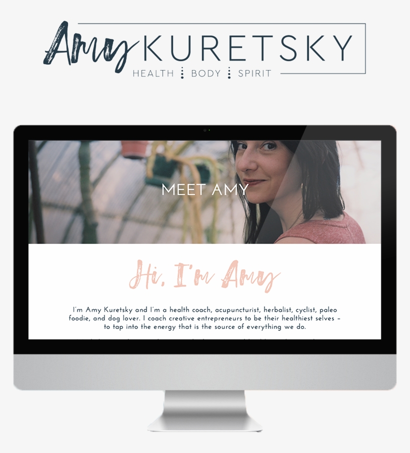 Amy Kuretsky Acupuncturist Website Design - Basket Web Design, transparent png download