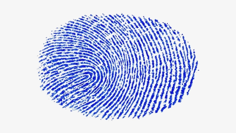 Share This Article - Finger Print In Blue Ink, transparent png download