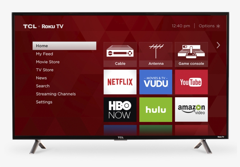 Tcl 40" Class Fhd Roku Smart Led Tv (40s305) - Tcl 43 Roku Tv, transparent png download