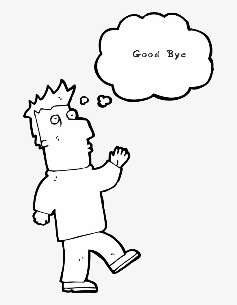 Drawing Illustrations Good Bye Clipart Free Stock - Drawing, transparent png download