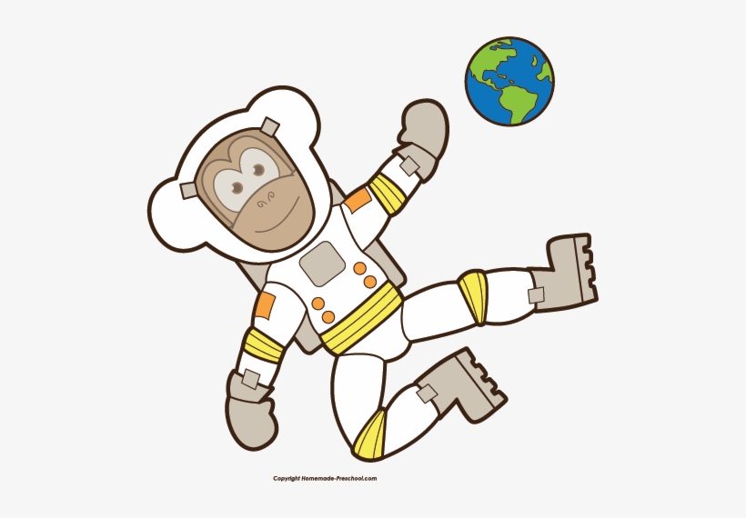 Click To Save Image - Monkey In Space Clip Art, transparent png download