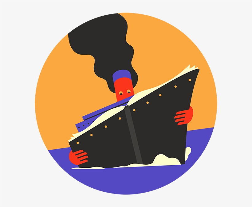 Magoz Illustration - Reading - Triadas De Color En Ilustracion, transparent png download