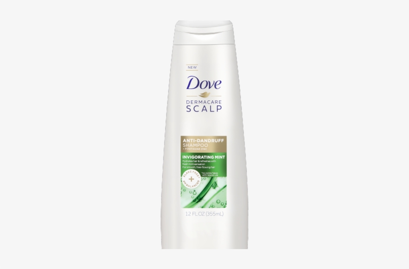 Dove Dermacare Scalp Invigorating Mint Shampoo 12 Oz - Dove Derma Care Scalp, transparent png download