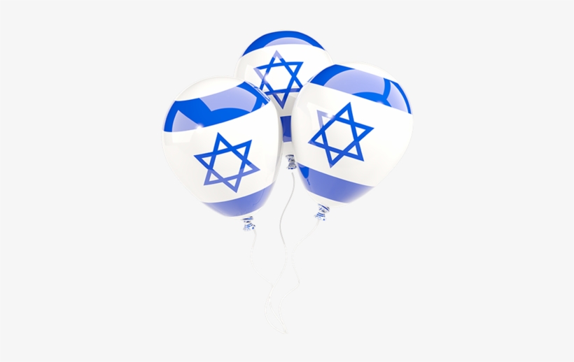 Flag Of Israel Balloon, transparent png download