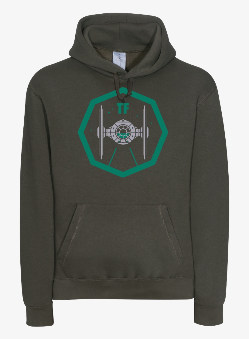 Jensmayor Tie Fighter Sweatshirt B&c Hooded - Hoodie, transparent png download