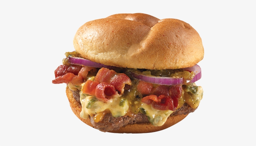 Wendys Green Chile - Wendy's Queso Bacon Burger, transparent png download