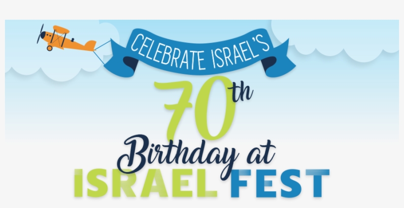 Amid A Sea Of Blue And White Flags, Banners And Attire, - Israel, transparent png download