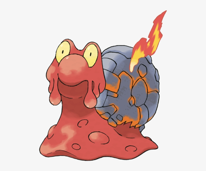 Magcargo's Shell Is Actually Its Skin That Hardened - Pokemon Magcargo, transparent png download