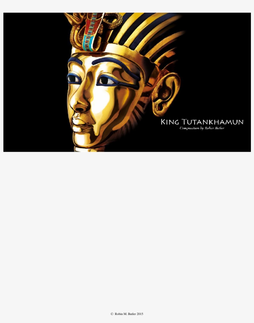 King Tut Sheet Music Composed By Original Composition - Discovering Tutankhamun By Zahi A. Hawass, transparent png download