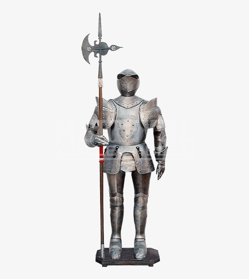 16th Century Suit Of Armor Display - Armour, transparent png download