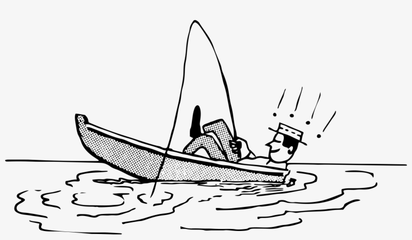 This Free Icons Png Design Of Relaxing Fisherman, transparent png download
