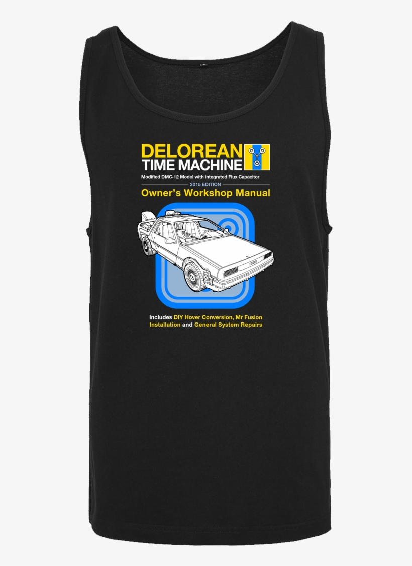 Tee Surgery Time Machine Manual T-shirt Tanktop Men - Nerdy Haynes Manuals, transparent png download