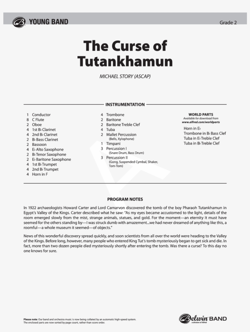 The Curse Of Tutankhamun Thumbnail - Curse Of Tutankhamun Story, transparent png download