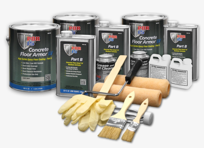 48119 Por 15 Concrete Floor Armor Lv Basic Kit Light - Water, transparent png download