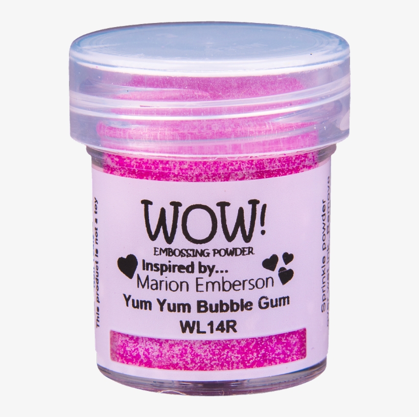 Yum Yum Bubblegum Colour Blend - Wow Champers Embossing Powder, transparent png download