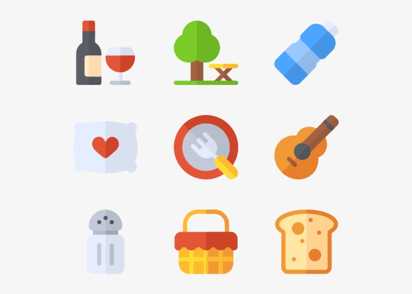Picnic - Picnic Icons Png, transparent png download