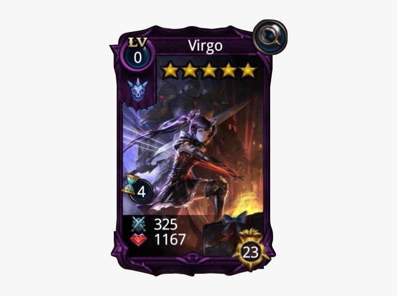 Virgo Creature Card - Bloody Lord Deck Heroes, transparent png download