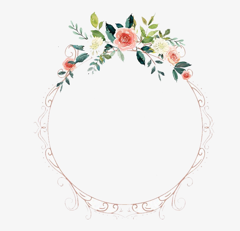 Flowers In The Moonlight Png - Circle, transparent png download