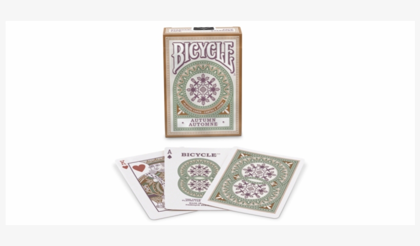 Autumn 1 - Bicycle Autumn Playing Cards - 1 Sealed Deck, Bronze, transparent png download