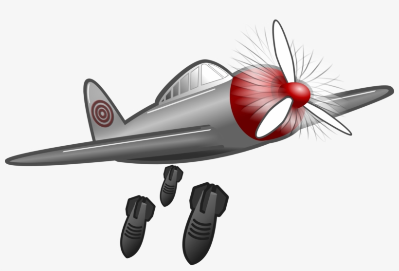 Airplane Northrop Grumman B-2 Spirit Bomber Airstrike - Plane Dropping Bombs Clipart, transparent png download
