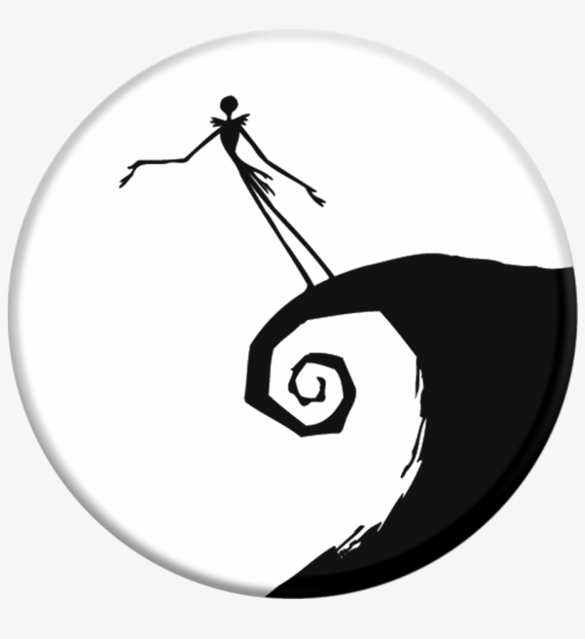 Moonlight Jack - Nightmare Before Christmas Jack Skellington Silhouette, transparent png download