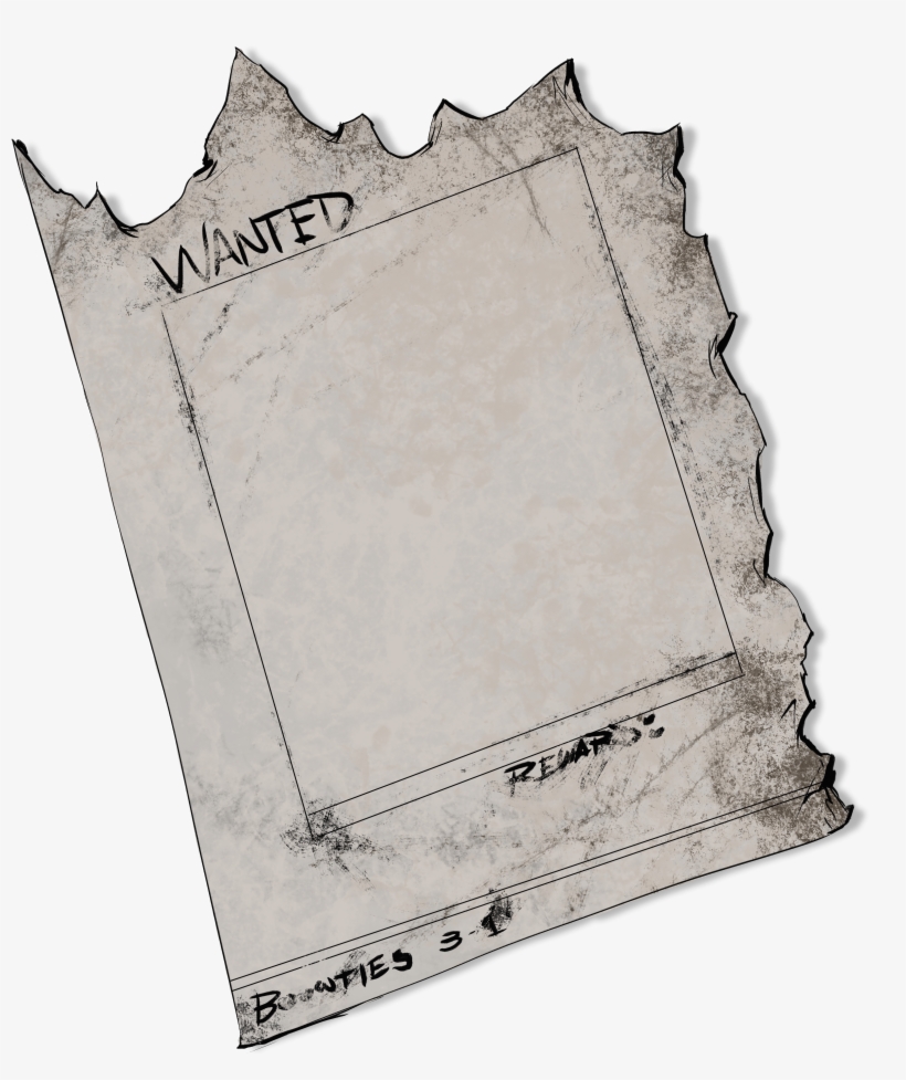 Wantedposter Modern - Document, transparent png download