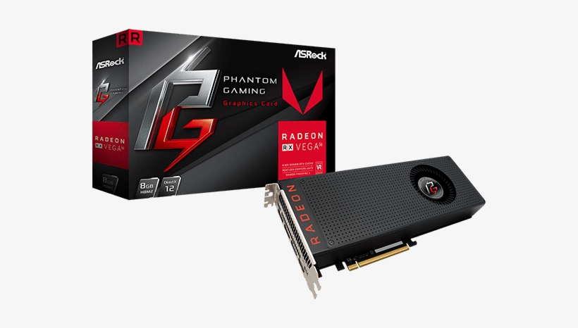 Asrock Phantom Gaming X Radeon Rx Vega 56, transparent png download