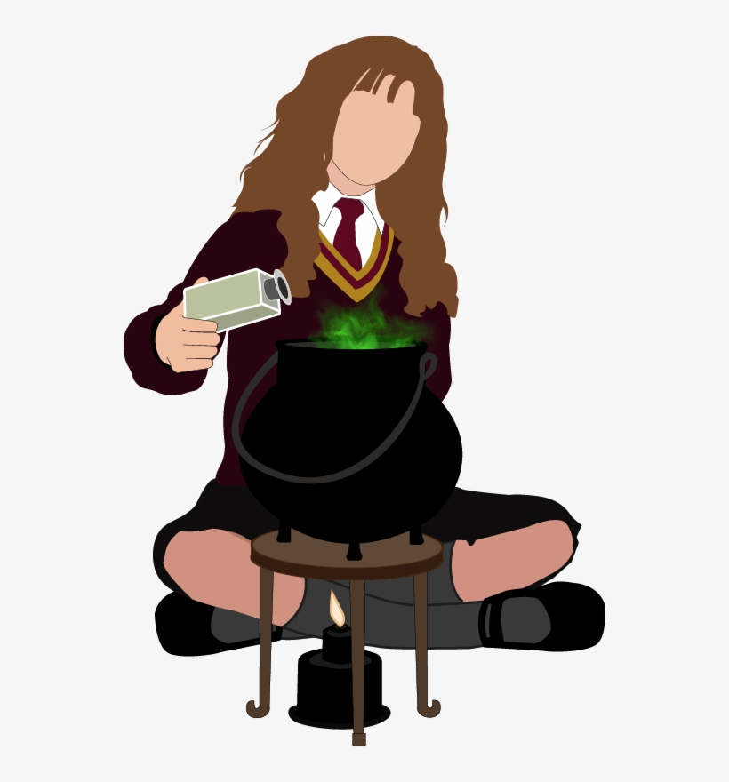 Hermione Brewing Polyjuice Potion, transparent png download