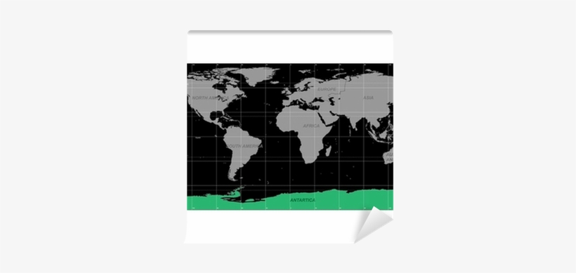 Detailed World Map With Names Of Continent And Countries, - World Map, transparent png download