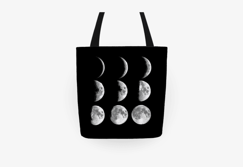 Moon Phases Tote Bag - It's Only A Phase Moon, transparent png download