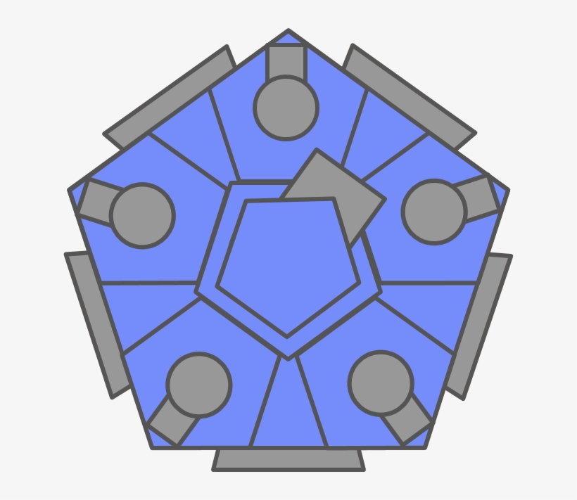 Omega Pentagon, transparent png download