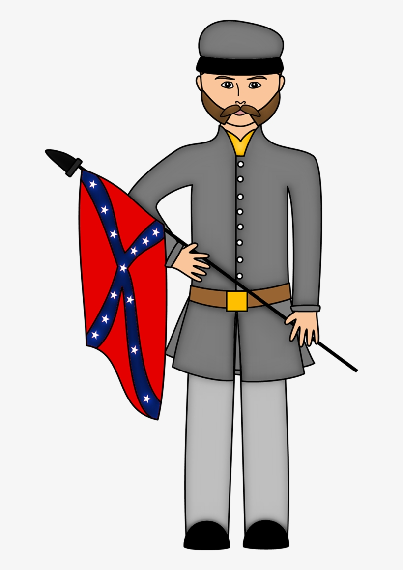 Civil War Clipart Confederacy - Civil War Soldier Png Transparent PNG -  638x1080 - Free Download on NicePNG