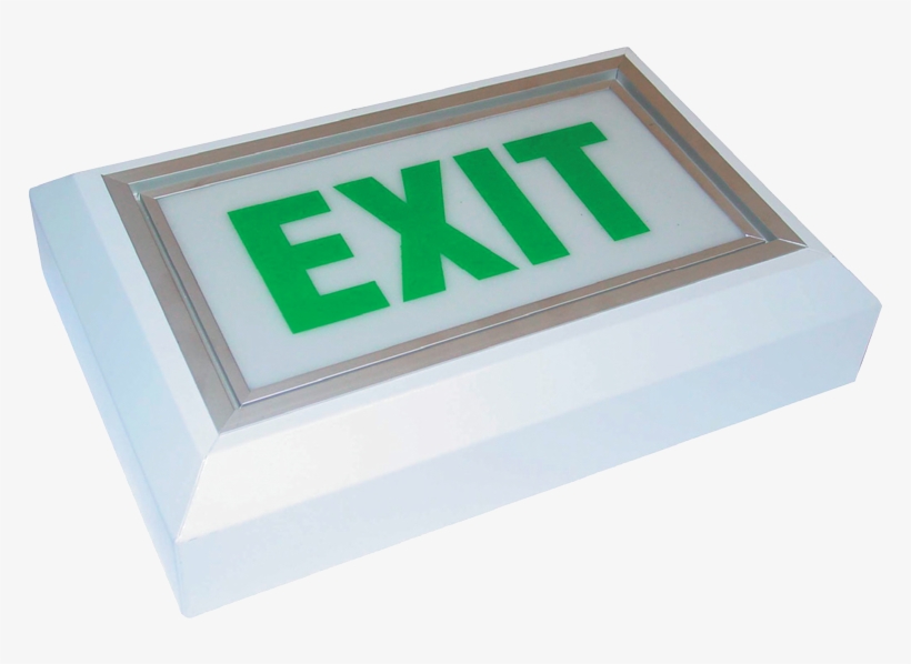 2xpl9 Emergency Exit Sign - Exit Sign, transparent png download