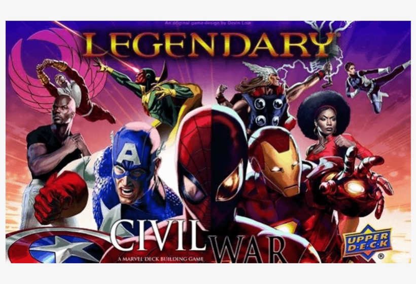 Civil War - Legendary Marvel Deck Building Game: Civil War Expansion, transparent png download