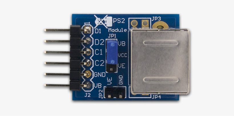 The Digilent Pmod Ps/2 Is A Module That Allows Users - Pmod Ps2, transparent png download