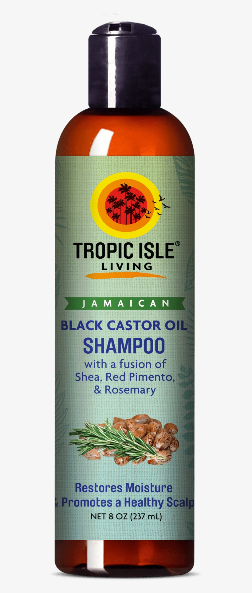 Jamaican Black Castor Oil Shampoo - Tropic Isle Leave In Conditioner And Detangler, transparent png download