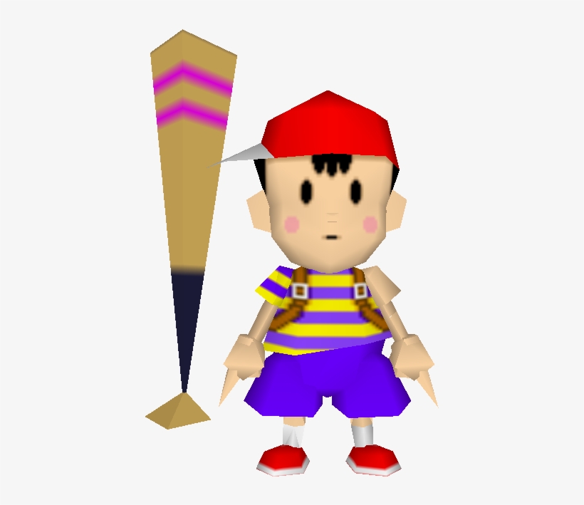 Download Zip Archive - Ness Smash 64 Model, transparent png download
