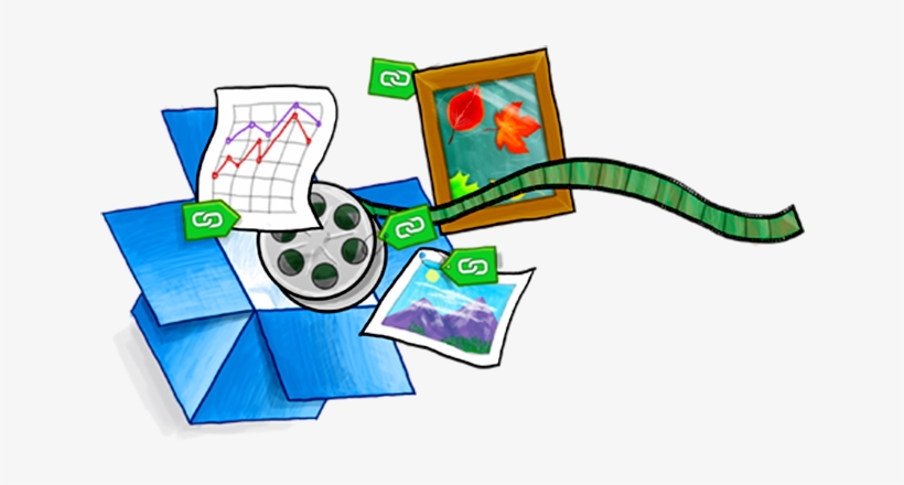 Dropbox Link Sharing - Dropbox, transparent png download