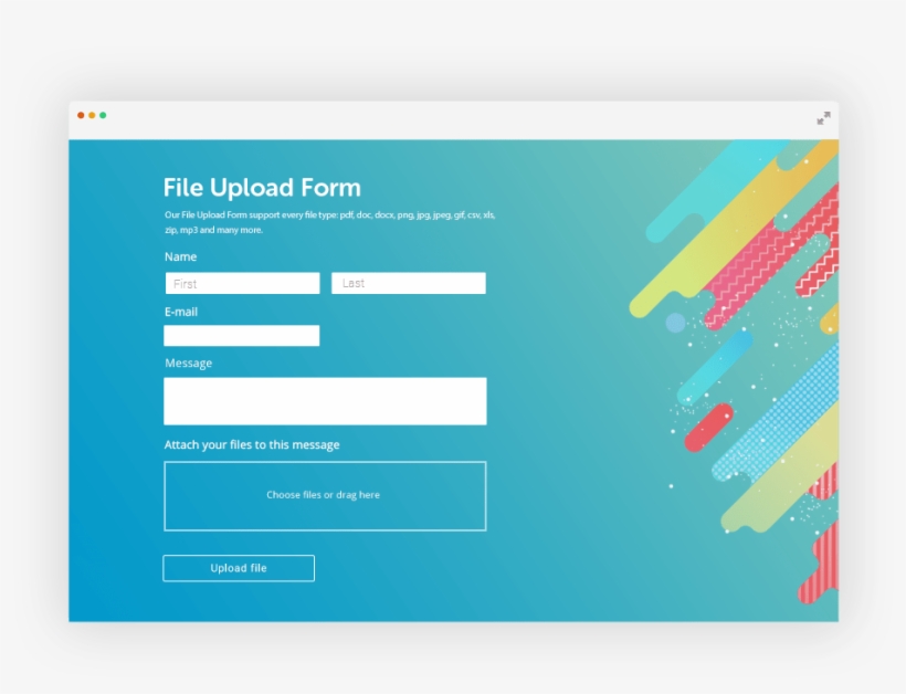 Custom Forms For Unbounce Pages - Order Form Facebook, transparent png download