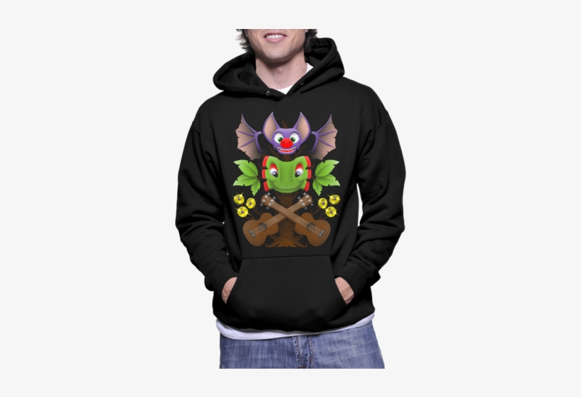 Yooka Laylee Print Alt Hoodie - Bodybuilder Hoodie, transparent png download