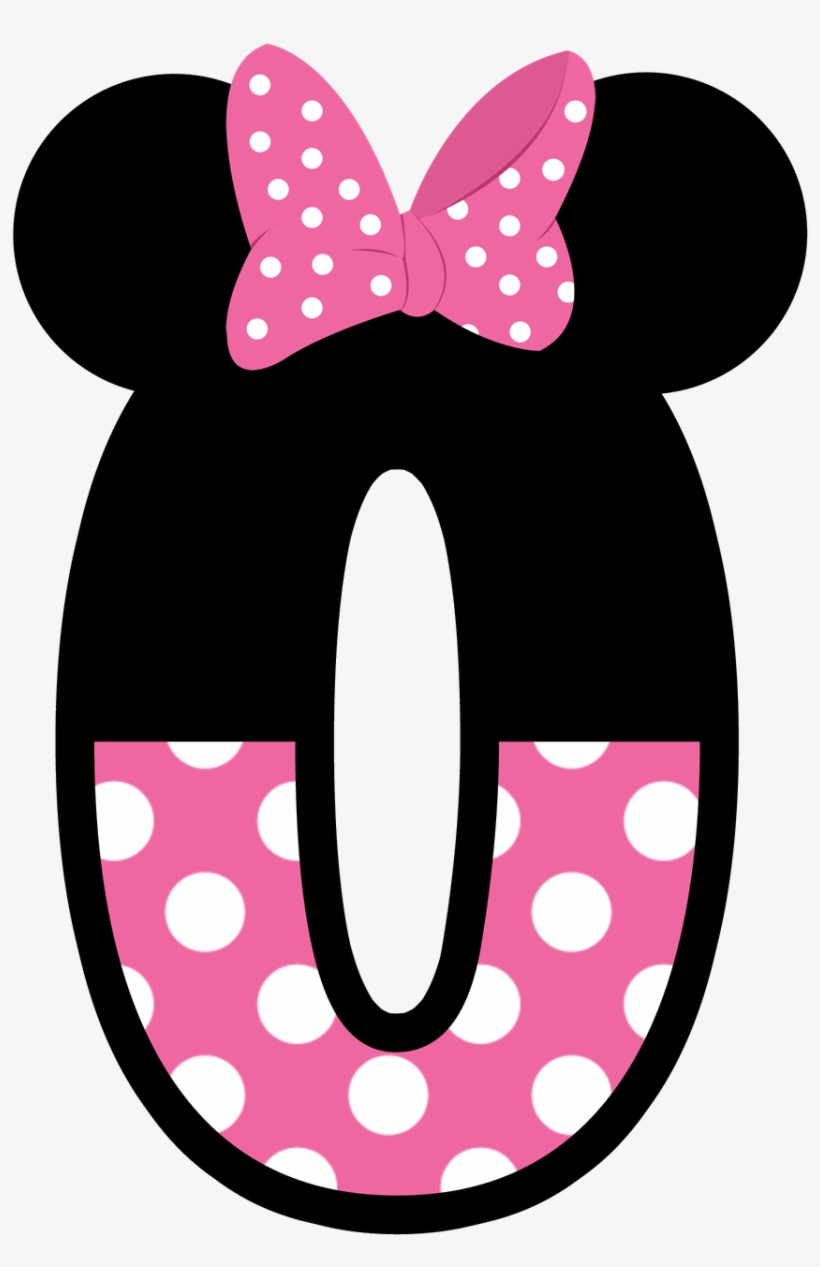 Hermosos Números Formato Png- - Letra O De Minnie, transparent png download