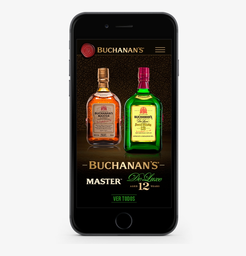 Buchanans Mobile 1 Buchanans Mobile - Glass Bottle, transparent png download
