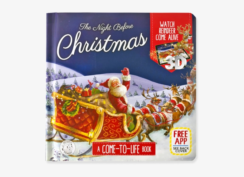A Come To Life Augmented Reality Book - Night Before Christmas, transparent png download