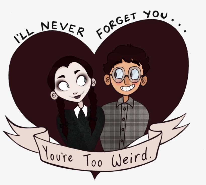 Wednesday Addams And Joel Glicker - Merlina Addams Y Joel, transparent png download