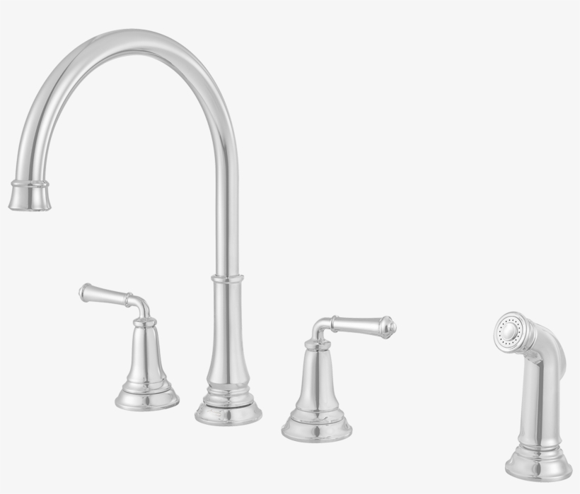 American Standard Delancey Widespread Kitchen Faucet - Tap, transparent png download