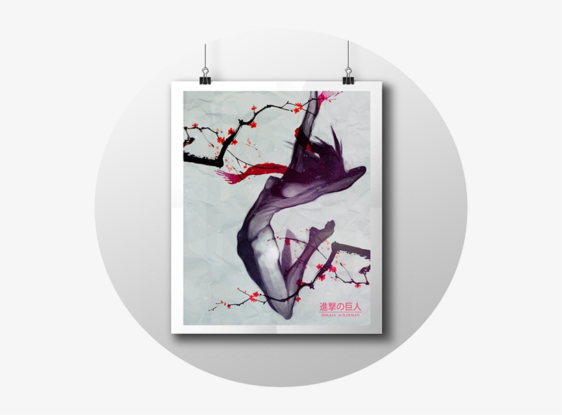 Mikasa Ackerman - Bungee Jumping, transparent png download