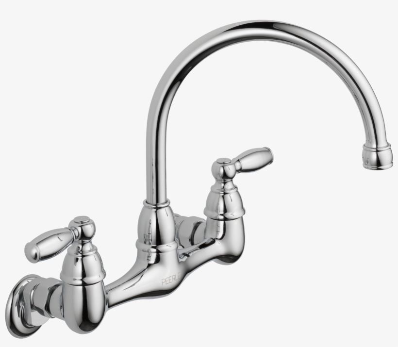 P299305lf-b1 - - Peerless Choice P299305lf Double Handle Wall Mounted, transparent png download